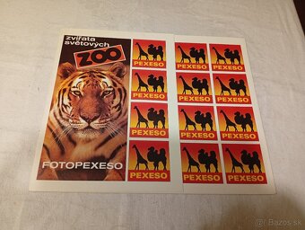 Pexeso - originál - retro - nevystříhané - 10 ks - 2