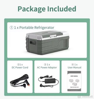 Kompresorová chladnička Alpicool NL 15l 12V , 24V aj 230V - 2