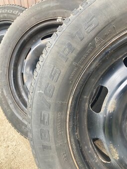 Predám zimné kolesá 4x185/65 R15 - 2
