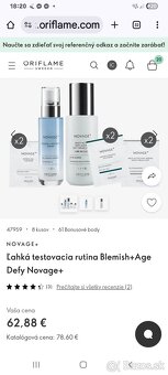 Ľahká testovacia rutina blemish+age..v cene 78.60e..Vianocee - 2