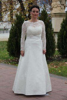 Svadobne šaty + bolerko - 2