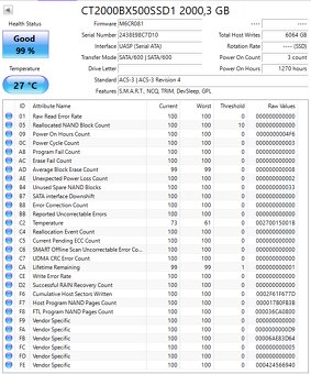 2,5" SSD Crucial / Silicon Power / FikWot 2TB - 2