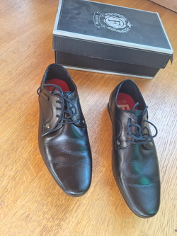 Kožené elegantné topánky, č.38 - 2