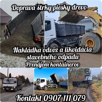 Zemné výkopové práce a doprava - 2