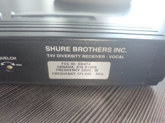 Predám Shure Bezdrôtový mikrofón - 2