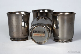 4 postriebrené poháriky Keltum - 2