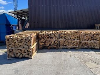 Palivové drevo mäkké ukladané v klietke - 2