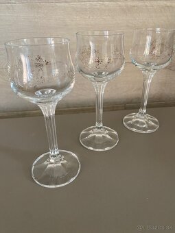 Predám retro poháre na liker -5 ks - 2