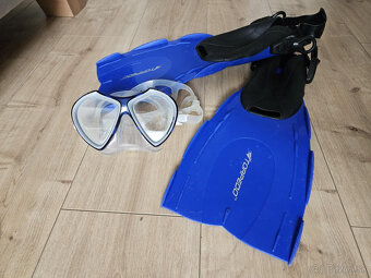 Potápačské okuliare + plutvy - 2