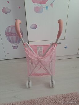 Kočík pre bábiky + oblecenie - 2