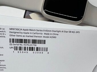 Apple watch 9 45mm starlight - 2