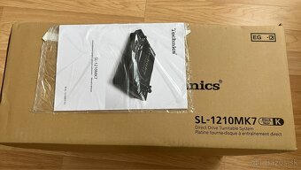 predam  gramofon Technics 1210 MK7, nepouzity novy - 2
