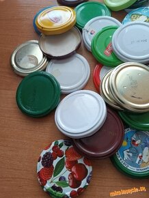 Zaváraninové viečka cca 90ks, 65mm - 2