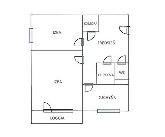 2 IZBOVÝ BYT, 50M2, LODŽIA, JENISEJSKÁ, KOŠICE NAD JAZEROM - 2