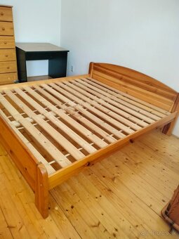 Manželská posteľ 180 x 200 borovica - 2