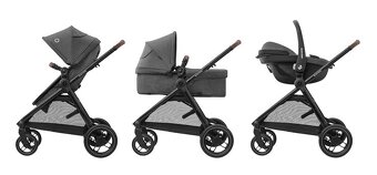 MAXI-COSI Zelia S Trio with Cabriofix i-Size Dark Grey kombi - 2