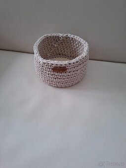 Hackovany kosik handmade - 2