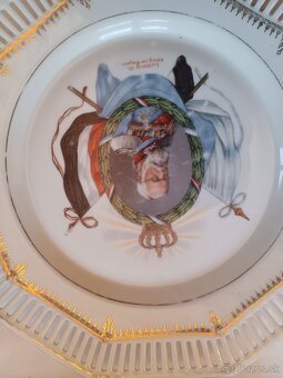 Porcelánové talíře - Wilhelm II., Rakusko Uhorsko - 2