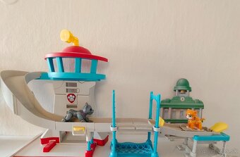 Paw patrol záchranná stanica pre matky + autá - 2