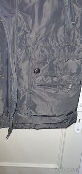 Geox  pánska leskla bunda kabát veľkosť sedí na L - 2