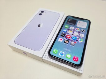 APPLE IPHONE 11 64GB. PURPLE,ZDRAVIE BATERKY 100% - 2