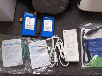 Prenosný kyslíkový koncentrator s 2 baterkami- NOVÝ + ZÁRUKA - 2