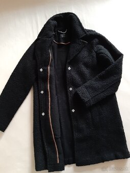Dámsky čierny kabát - 2