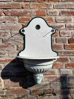 Starožitné liatinové umývadlo - 2