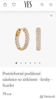 striebro nausnice a prsten - 2