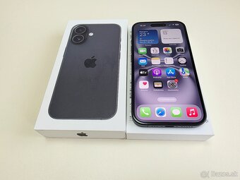 APPLE IPHONE 16 128GB BLACK TOP STAV,ZDRAVIE BATERKY 100% - 2