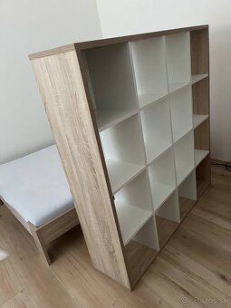 Deliaca stena HALDAGER dub/biela JYSK - 2