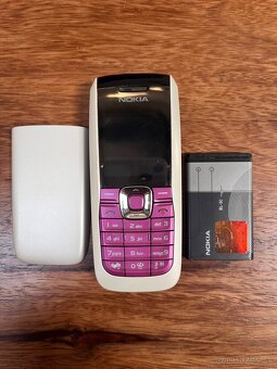 Nokia 2626 pink krabicovka - návod nabijačka krásny stav - 2
