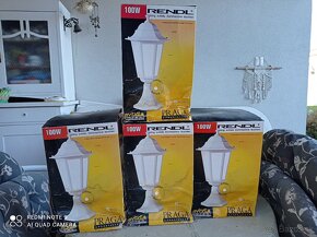 Predám nové 4 hliníkové lampy Praga vonkajšie - 2