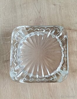 Sklenený popolník - Art Deko - 2