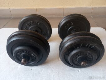 Liatinové nakladacie jednorúčky LAUBR-SPORT 2 x 24 kg - 2