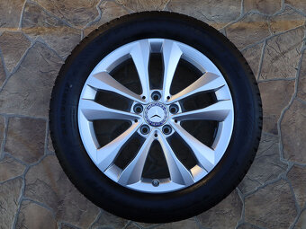 17" Alu kola 5x112 MERCEDES W205 C-CLASS ZIMNÍ+ČIDLA - 2