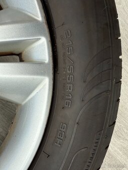 R16 LETNÍ KOLA FORD FOCUS,CMAX, MONDEO 215/55/16 - 2