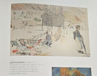 Obraz Martin Benka - Námestie v Hodoníne - 2