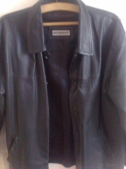Kožený kabát ,bunda. - 2