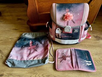 Školská taška Belmil Ballerina - set peračník, vak - 2