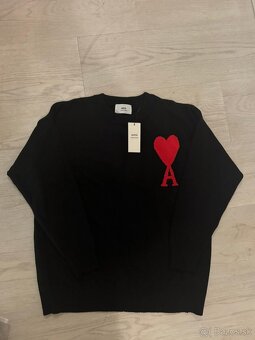 Ami Paris Čierna Mikina - 2