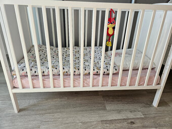 SUPER CENA - detská postieľka + matrac + paplón + vankúš - 2