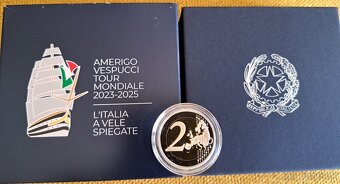 Taliansko  Amerigo Vespucci 2025 2 euro PROOF - 2
