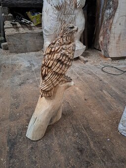 Drevorezba dreveny orol - 2