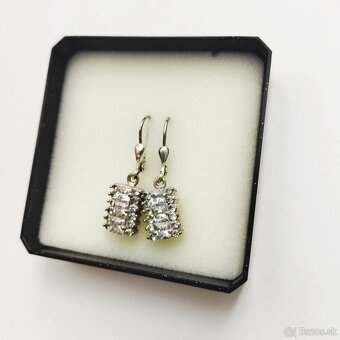 strieborné náušnice (Ag 925) - 2