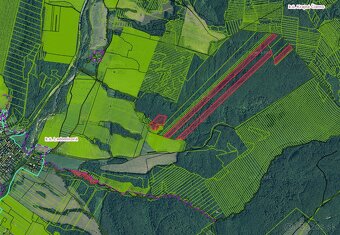 Ladomirová – 13.869 m2 LESY a PÔDA – PREDAJ - 2