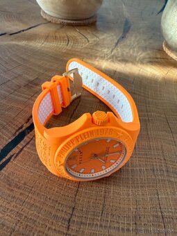hodinky PHILIPP PLEIN PWKAA1221 Silicone Orange - 2