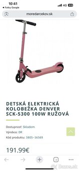 Detská elektrická kolobežka - 2
