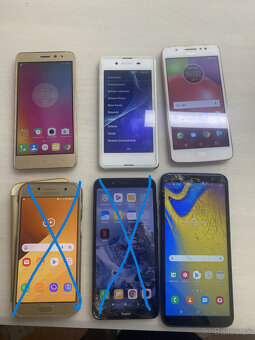 Android smartfóny na opravu alebo diely - 2