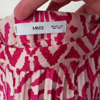 Ružová plisovaná sukňa, z. Mango, veľ. XXL - 2